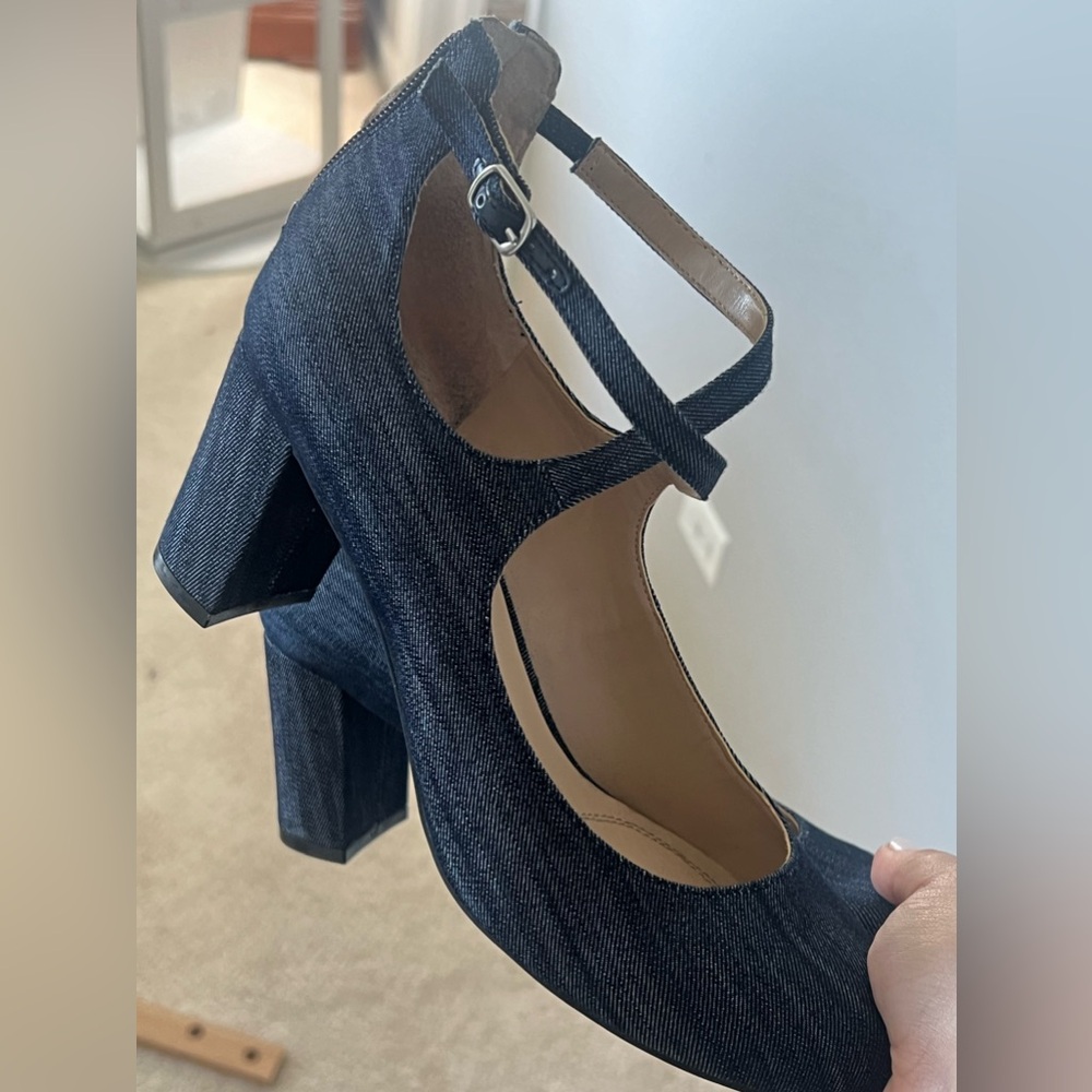 Unisa Denim block heel
